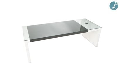 MARTEK 
Meeting table in white melamine,...