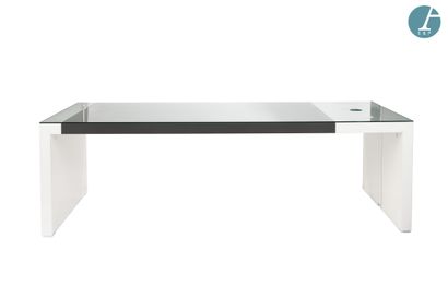MARTEK 
Meeting table in white melamine,...