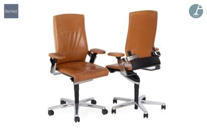 WILKHAHN Publisher

Pair of armchairs, metal...