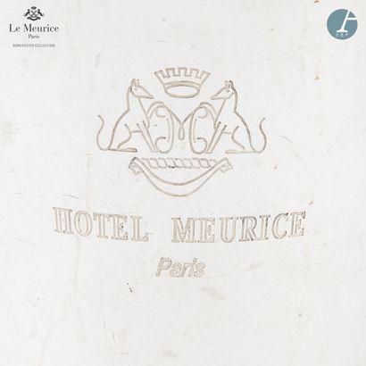 From the Hotel Le Meurice

GILDING OF FRANCE
Champagne...