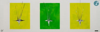 GERALD FERRAND (né en 1969)
Composition abstraite...