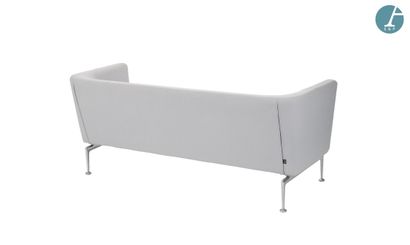VITRA
Sofa, metal frame, light gray fabric...