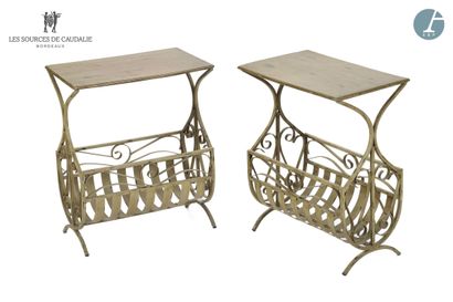 From the Sources de Caudalie
Pair of wrought...