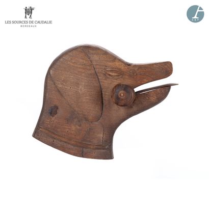 From Sources de Caudalie
Pair of carved wooden...