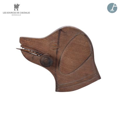 From Sources de Caudalie
Pair of carved wooden...