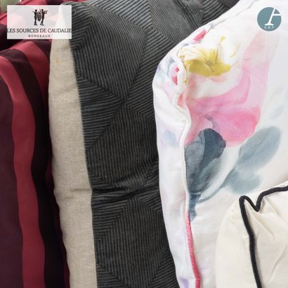 From the Sources de Caudalie
Lot of ten cushions,...