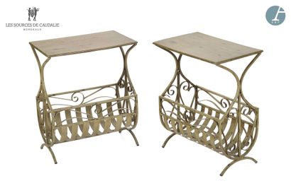 From the Sources de Caudalie
Pair of wrought...
