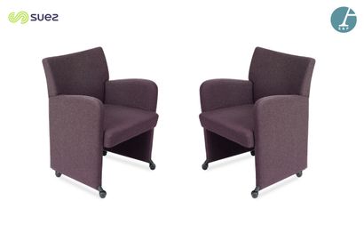 KINNARPS
Paire de fauteuils garniture de...