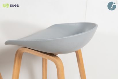 HAY
Lot de quatre tabourets en plastique...