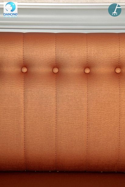 SILVERA 
Banquette, piètement métal laqué...