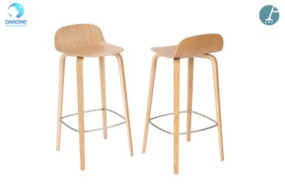 MUUTO
Modèle VISU BAR STOOL
Paire de tabourets...