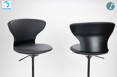 SEDUS
Paire de tabourets pivotants, réglables...