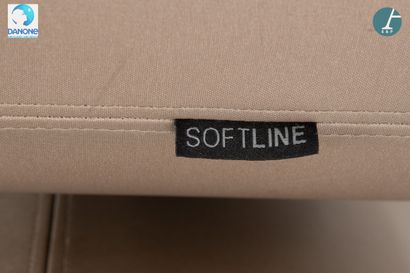 SOFTLINE
Lot de trois pouf en similicuir...
