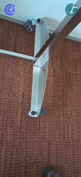 VARAY LABORIX
Deux portants en inox sur roulettes
H...