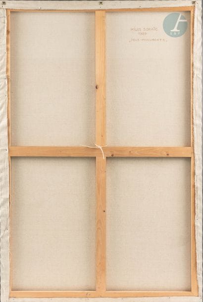 Milos SOBAIC (1945-2021)
Deux monuments
Huile...