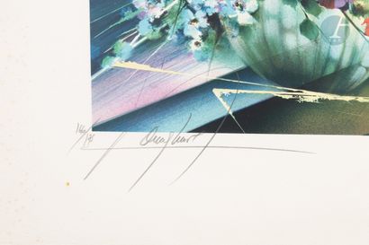 Raymond POULET (1934)
Piano et bouquet
Lithographie...