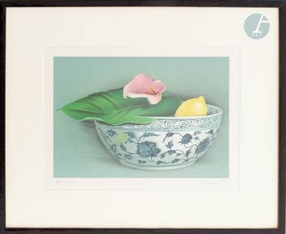 Jean-Paul DONADINI (1951)
Bol chinois fleuri
Lithographie
Signée...