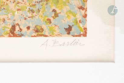André BARLIER (1920-2008)
Paysage d'Automne
Lithographie
Signée...