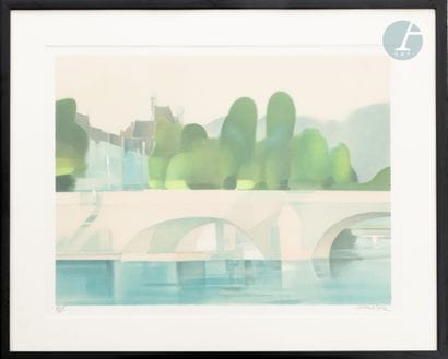 Freddy DEFOSSEZ (1932)
Le Pont
Lithographie
Signée...