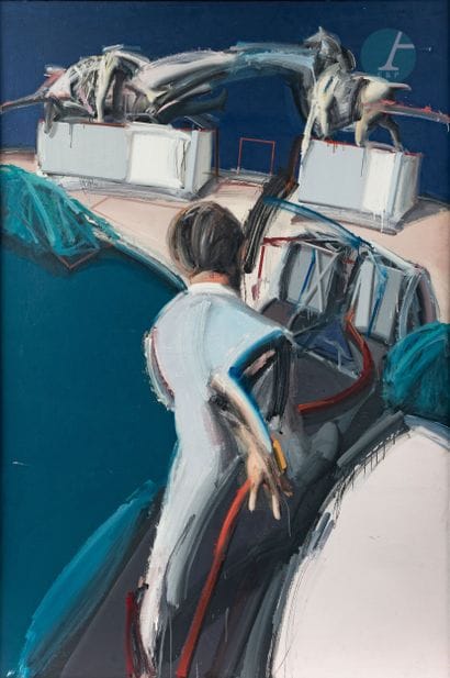 Milos SOBAIC (1945-2021)
Deux monuments
Huile...