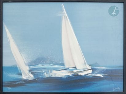 Victor SPAHN (1949)
Régate
Lithographie
Signée...
