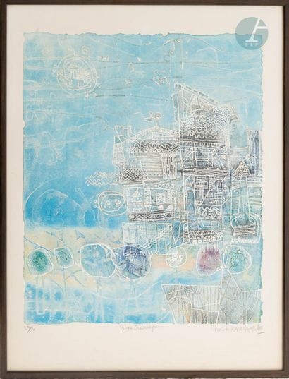 Soichi HASEGAWA (1929-2023)
Rêve Océanique
Lithographie
Signée...