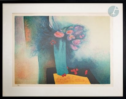 Claude GAVEAU (1940-2021)
Bouquet
Lithographie
Signée...