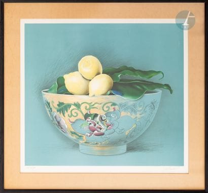 Jean-Paul DONADINI (1951)
Bol et citrons
Lithographie
Signée...