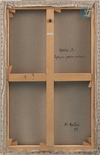 M. MAILLARD
Vanité - 8
Deux huiles sur toile,...