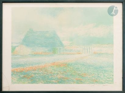 Claude MANOUKIAN (1936)
La Bergerie
Lithographie
Signée...