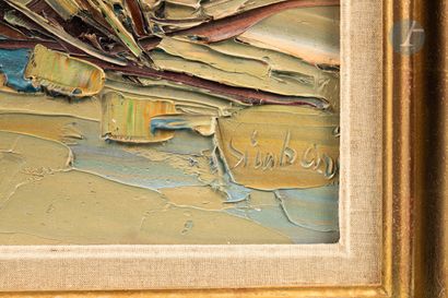 Nicola SIMBARI (1927-2012)
Beach in Florida
Huile...