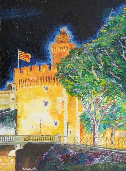 Pierre-Romain LANVIN
Le Castillet de Perpignan
Signé...