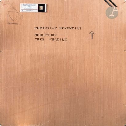 Christian RENONCIAT (1947) 
Grande enveloppe
2019
Bois...