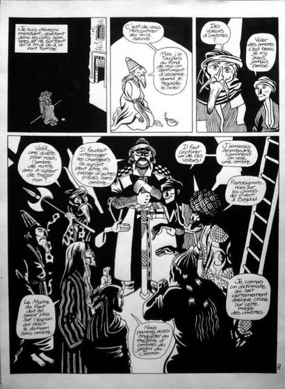 DAVID B
LES CHERCHEURS DE TRÉSOR Encre, planche...