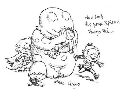 MARC LIZANO
LES AMIS D'ENFANCE Crayon sur...