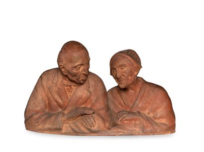 Gaston Hauchecorne (1880-1945), 
Couple 
Groupe...