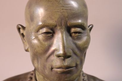 Gaston Hauchecorne (1880-1945),
Buste 
Bronze...