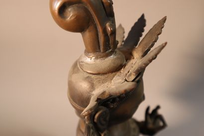 TIBET, around 1900
Statuette of green Tara...