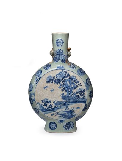 CHINE, Nankin, XIXe siècle	
Grande gourde...