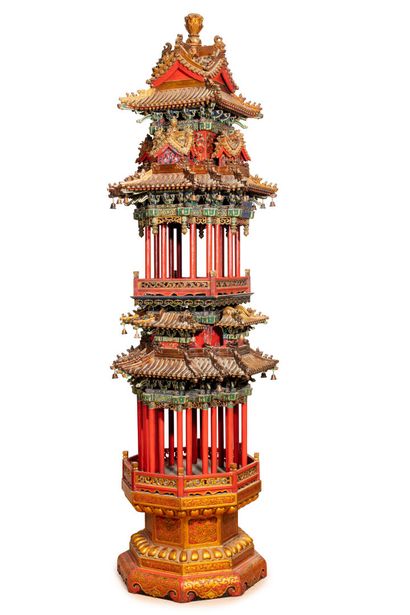 CHINE - Epoque TONGZHI (1862 - 1874)
Autel...