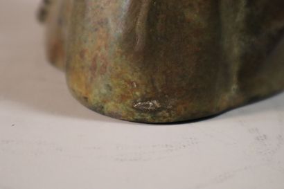 Gaston Hauchecorne (1880-1945),
Buste 
Bronze...