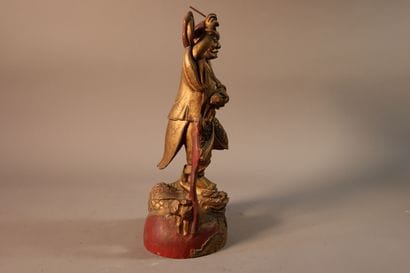CHINE, XIXe siècle	
Statuette de Kui Xing...