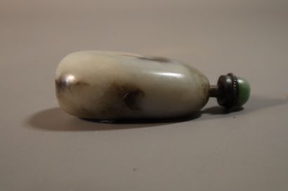 CHINA, 19th century
Set of five jade (nephrite)...