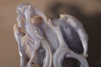 CHINE, XIXe siècle	
Lave-pinceaux en cristal...