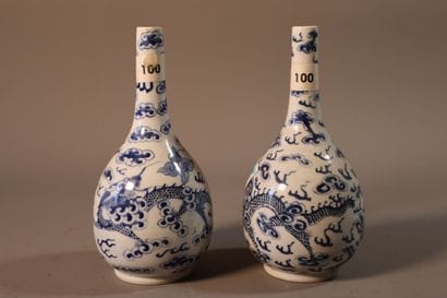 CHINE POUR LE VIETNAM, XIXe siècle	
Paire...