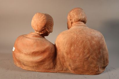 Gaston Hauchecorne (1880-1945), 
Couple 
Groupe...