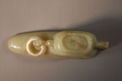 CHINA, 20th century
Archaizing jade (nephrite)...