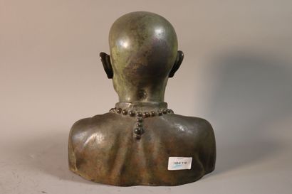 Gaston Hauchecorne (1880-1945),
Buste 
Bronze...