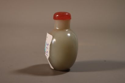 CHINA, 19th century
Set of five jade (nephrite)...