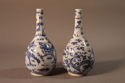 CHINE POUR LE VIETNAM, XIXe siècle	
Paire...